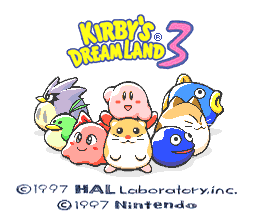 Kirby's Dream Land 3 (USA) Title Screen